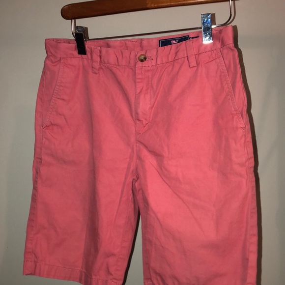 salmon pink shorts